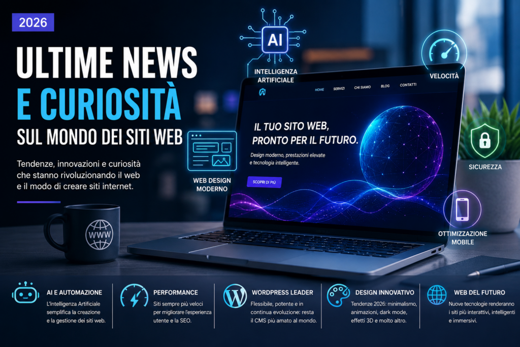 🌐 Ultime News e Curiosità sul Mondo dei Siti Web nel 2026