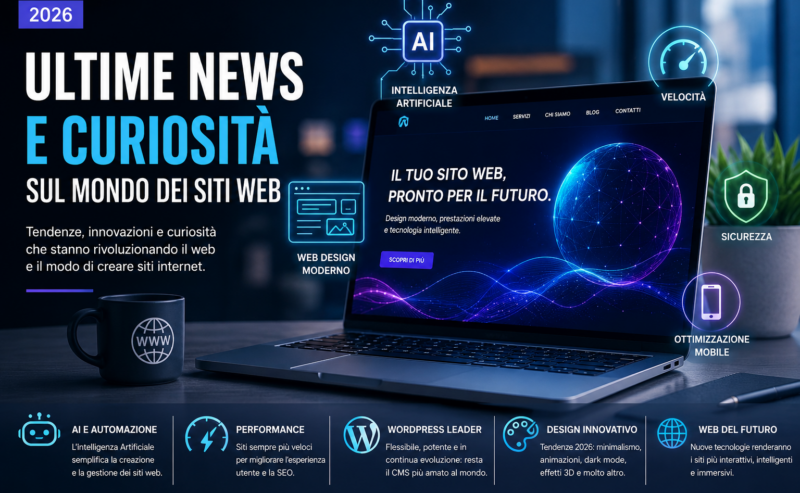 🌐 Ultime News e Curiosità sul Mondo dei Siti Web nel 2026
